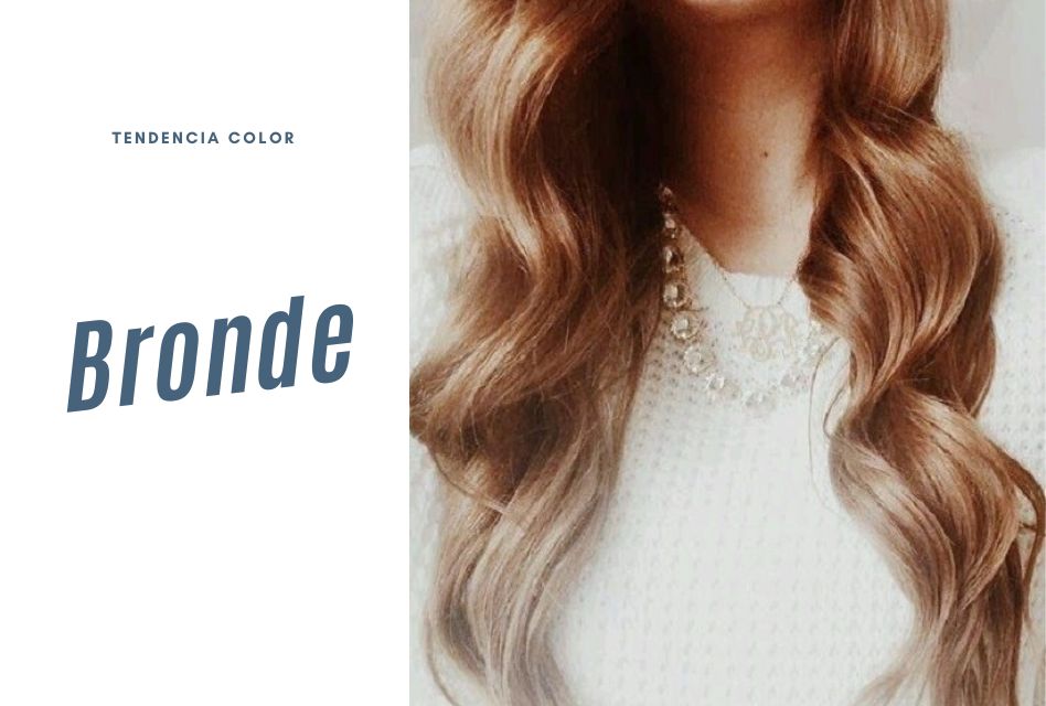 Bronde coloración tendencia